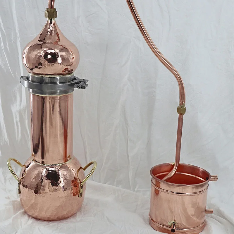 

Портативный медный дистиллятор, машина для гидрозоля с цветами, бытовое оборудование для дистилляции, гидрозольная машина, дистиллятор для дистиллированного духа