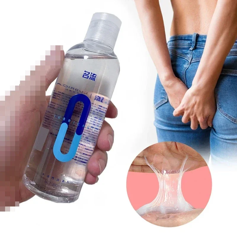 200 مللي مثلي الجنس الحب هلام التشحيم للجنس المياه القائمة على النفط كريم تشحيم الشرج الفم المهبل الكبار الاستمناء تقليد السائل المنوي لزج التشحيم