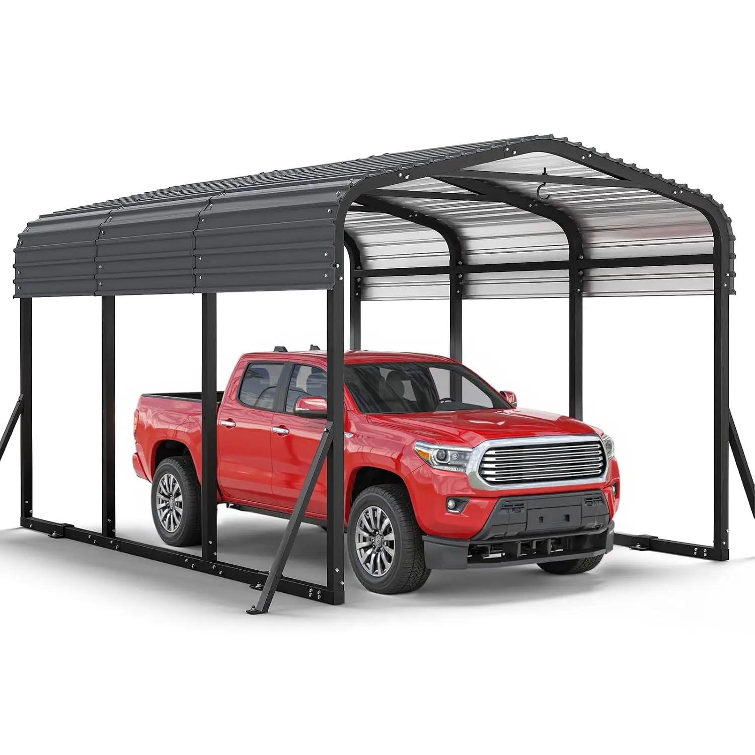 10x15FT Heavy Duty Metal Carport for Car Truck Boat, Custom