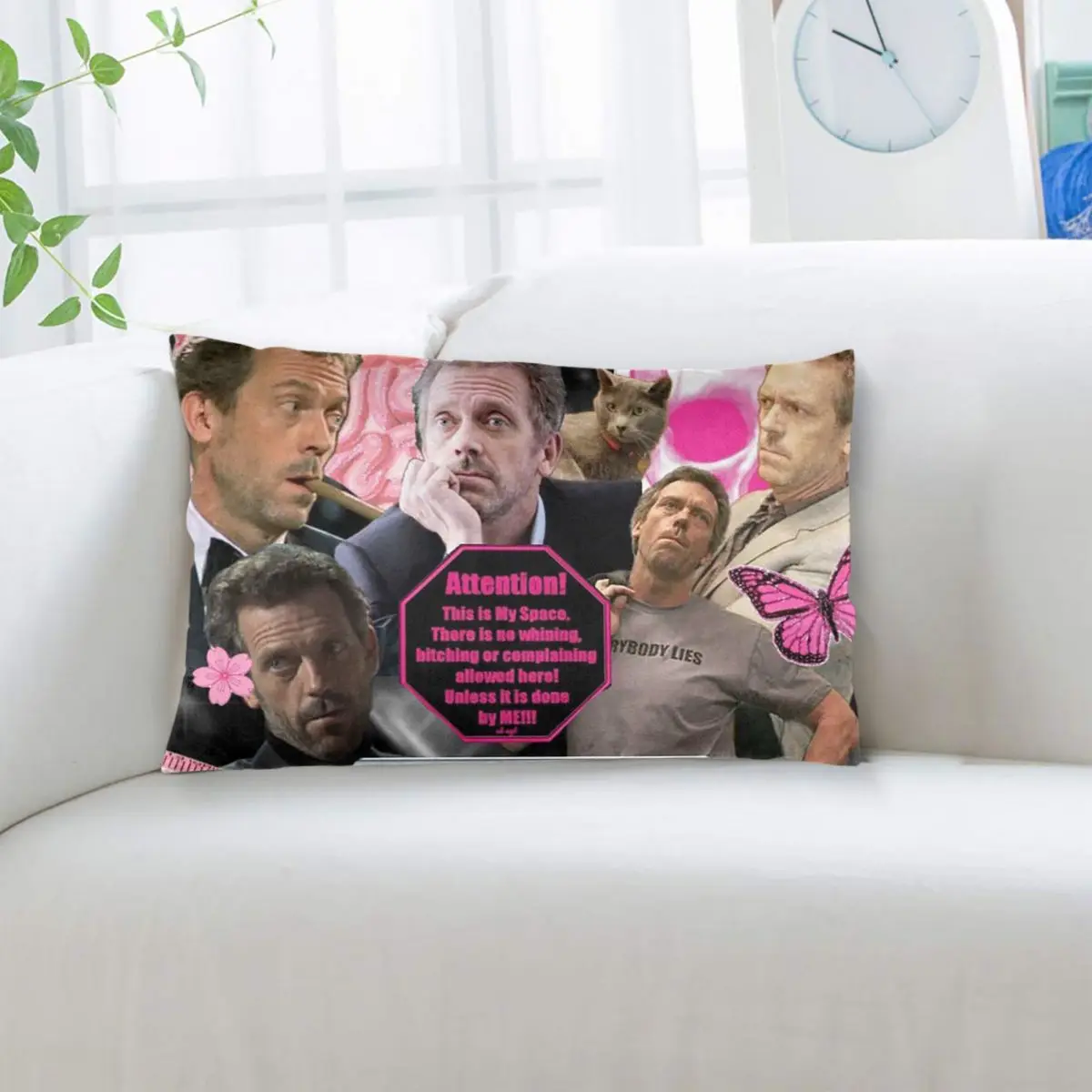 Dr. Gregory House Tomorrowland Rectangle Pillowcase Cushion Cover Decor Bedroom Bed Home Comfort Throw Pillow