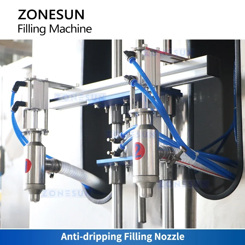 Zonesun Pesatrice Riempitrice Riempitrice per secchio da 5 galloni Sistema di pesatura e riempimento Riempitrice per pesare ZS-GTW2D