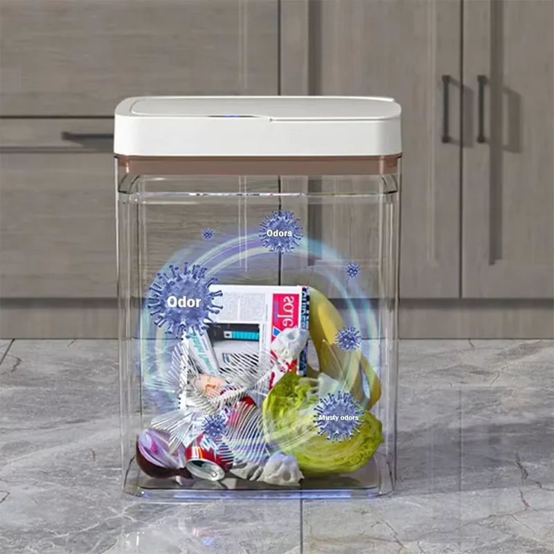 15L 슬림형 스마트 욕실 휴지통 화이트 비접촉식 자동 - Smart Home Junkie 리뷰 및 가격