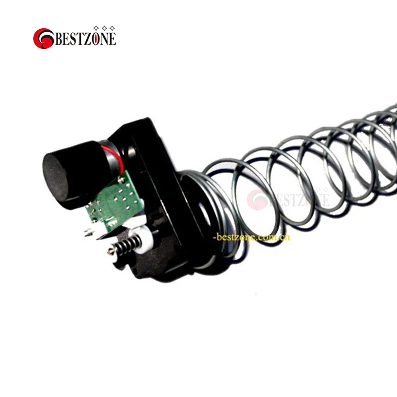 1Pcs Only Spiral Spring 17.7 Inches Length 45CM Space 7CM External Diameter 6.6CM Wire 0.4CM Vending Machine Motors Black Metal