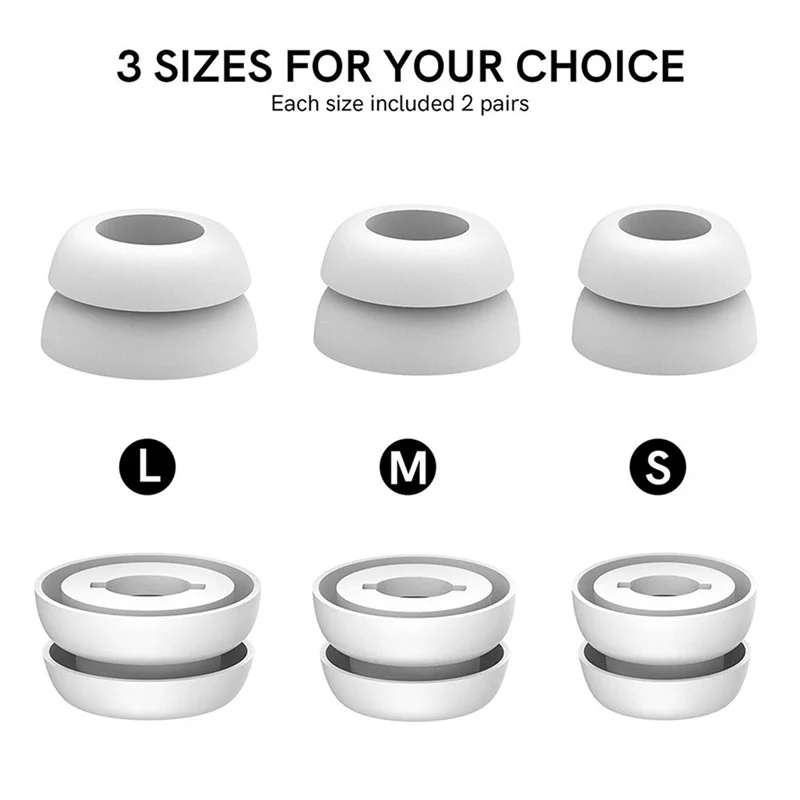 F-3C 3 pares de auriculares de silicona antideslizantes y antipérdida cómodos para auriculares Samsung Galaxy Buds Pro