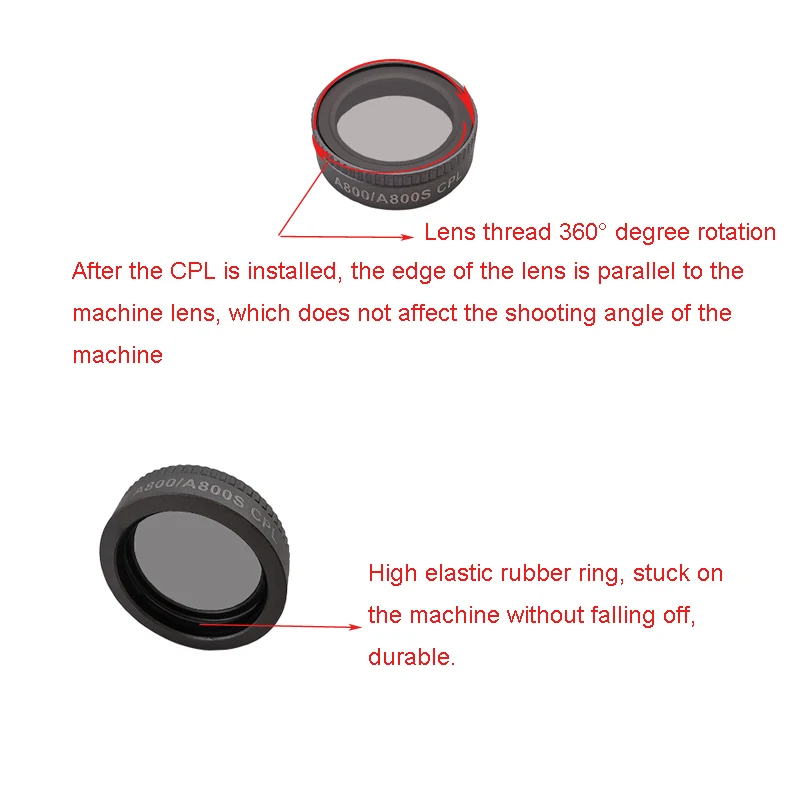 CPL Filter Circular Polarizing Filter Lens Cover For 70mai A800 Car DVR  Camera,For 70mai A800S Dash Cam CPL filter 1pcs