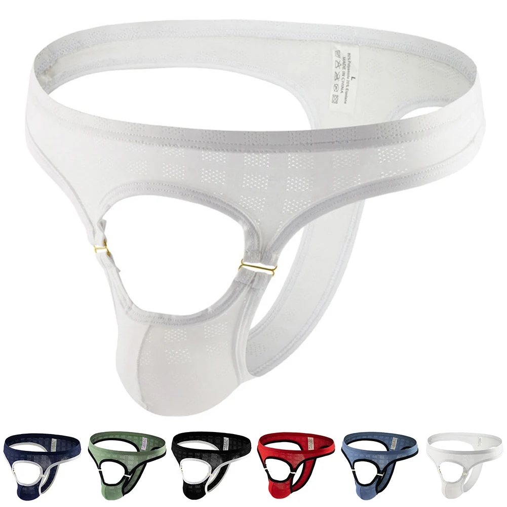 

Дышащие сетчатые мужские трусы для дома, для сна, дизайн с низкой талией, средняя эластичная одежда для сна, домашнее использование, удобная одежда