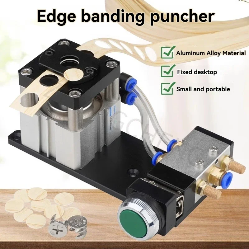 Edge-banding Puncher Manual Puncher Nailing Hat Three-in-One Hole Sticker Machine Non-hole Home Furnishing Accessories