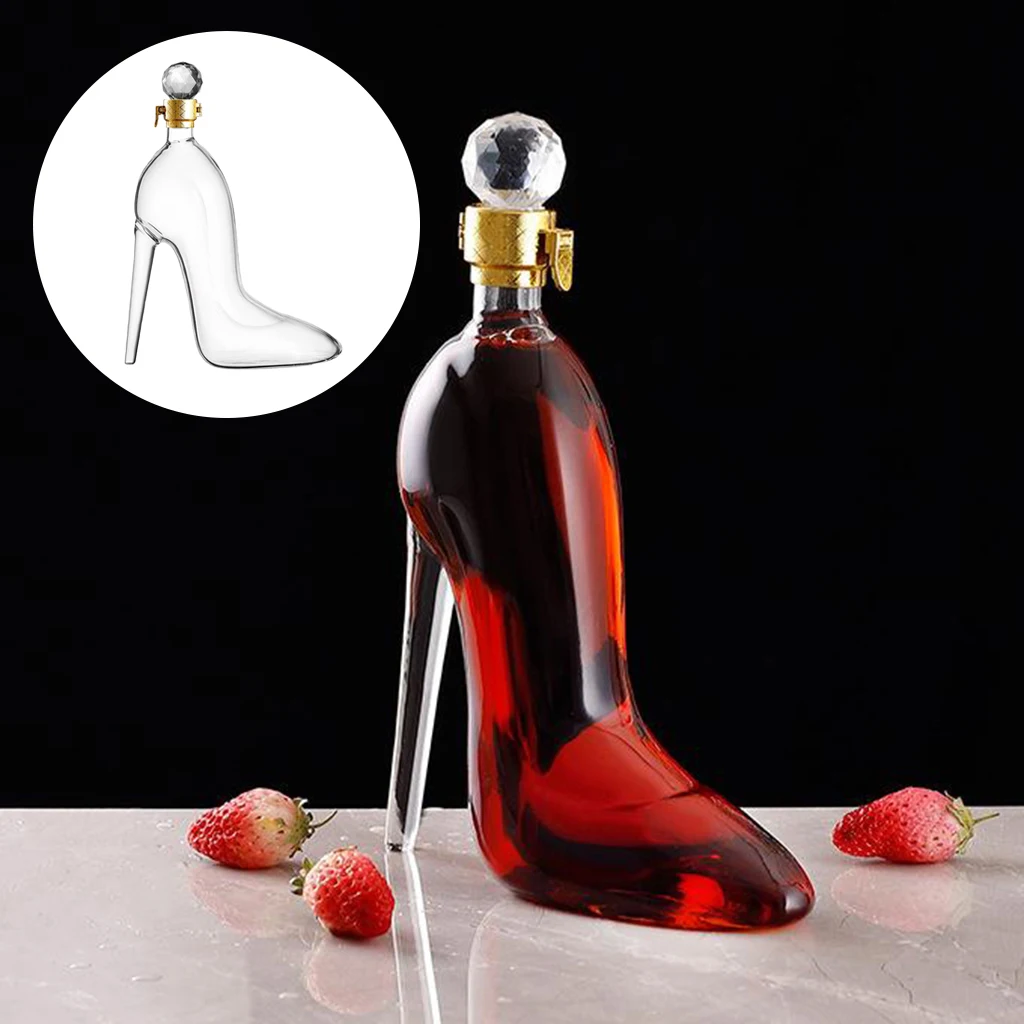 Decanter Decanters Bottles Bottle High-Heeled Shoes Shape Container for Dad