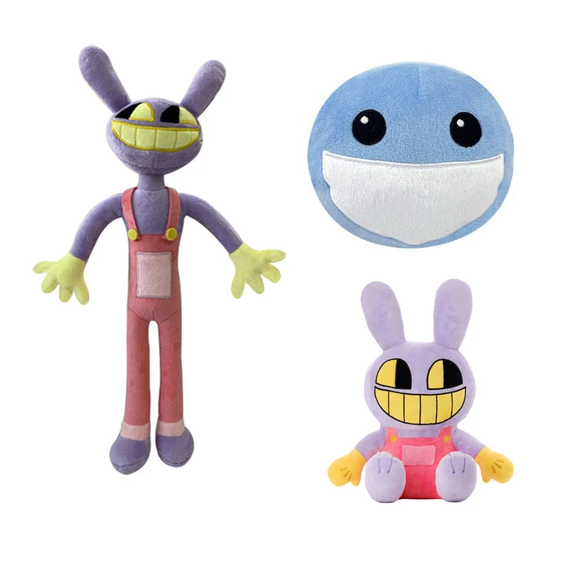 

Anime Game Amazing Digital Circus Pomni Jax Cartoon doll Toy Theater Rabbit Doll Stuffed Toys Children Christmas Kids Gifts