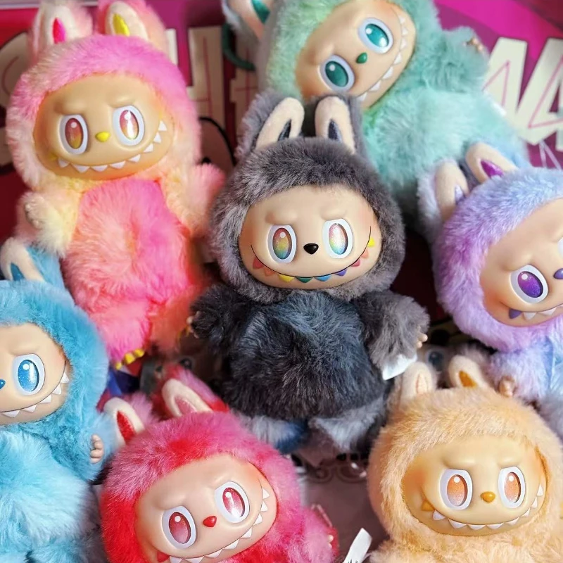 

Labubu v2 Have a sit Blind Box Plush Doll Keychain The Monsters Box Toy New Vinyl Doll Kawaii Backpack Pendant Birthday Gifts