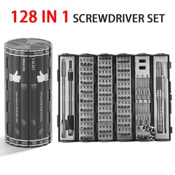 ​128 in 1 Precision Screwdriver Set Magnetic Phillips Torx Screw Driver Bits Portable Professional Electronic Repair Tool Set