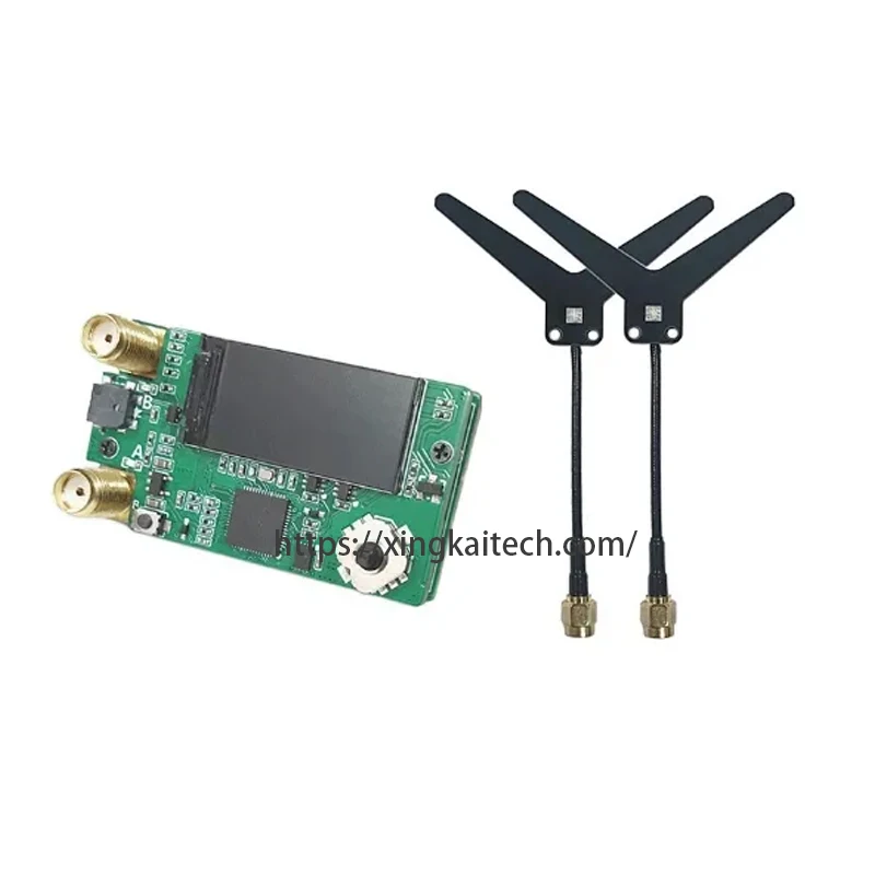 Ricevitore video VRX doppia antenna 1.2/1.3Ghz 9CH banda larga da 1080 MHz a 1360 MHz per occhiali Fatshark/SKYZONE/DJI V1 V2 XT
