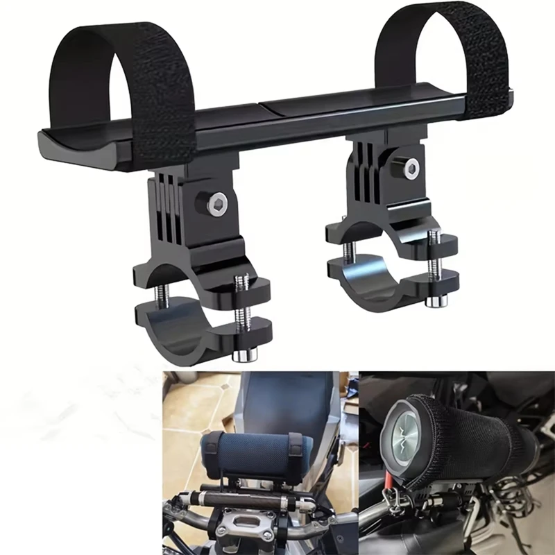 Adjustable Bicycle Light Bracket Support Thickened Rubber Pad Protection Bike Torch Headlight Speaker Mount Holder-A46I