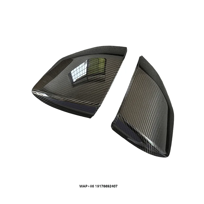 

2025+ Dry Carbon Fiber Mirror Cover forLamborghini Revuelto Pregpreg Carbon Fiber Mirror Housing for Revuelto