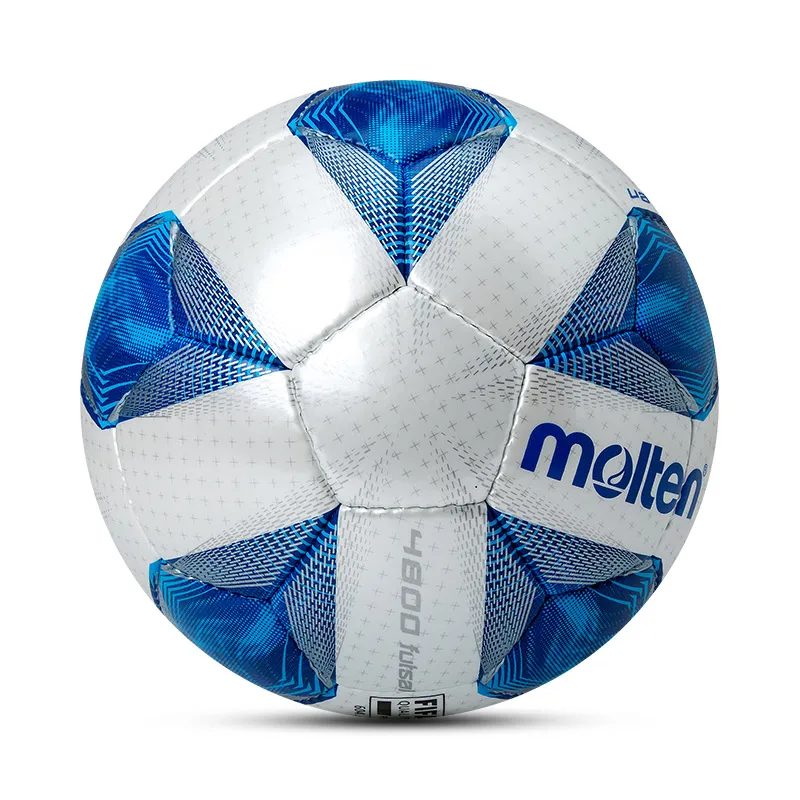 Balón de fútbol sala fundido de baja elasticidad, PU de alta calidad cosido a mano, deportes de interior, juego de entrenamiento de fútbol, balones