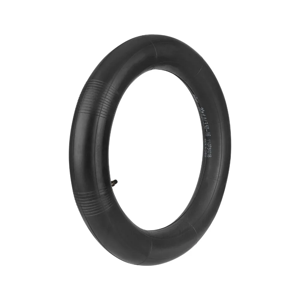 Ulip20*4.0/3.50-16 Straight Valve Inner Tube for Off-Road Beach Electric Bicycle Straight Valve Inner Tube Replacement Parts