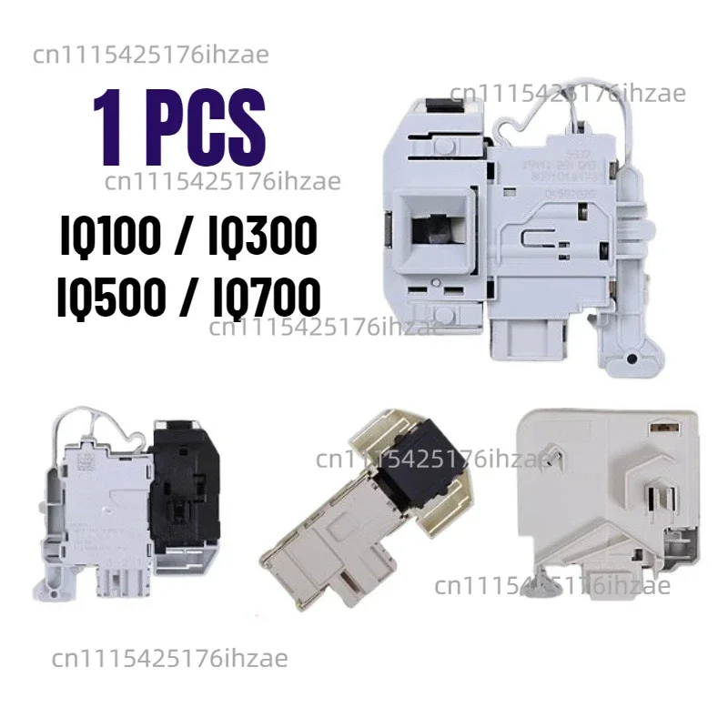 1PCS Washing Machine Door Lock Switch Assembly IQ300 IQ500 for Bosch Siemens Clothes Washer Parts Replace 8001018478 9000735664