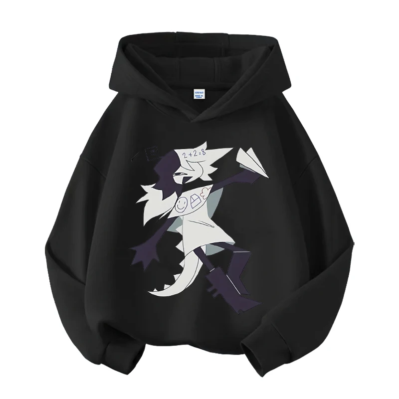 Fundamental Paper Education Hoodies for Children Winter Anime Sweatshirt Kids Warm Thickening Pullover Boys Girls Clothes Gift