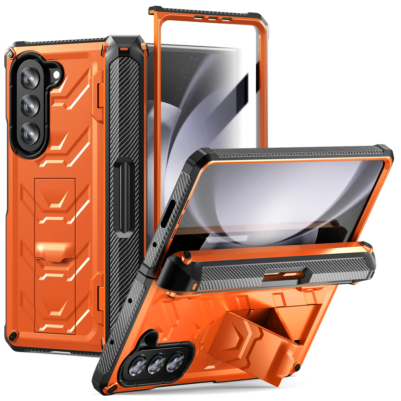 Odporne na wstrząsy etui na telefon Samsung Galaxy Z Fold5 Fold4 Fold3 twarde etui na telefon Galaxy Z Fold 5 4 3