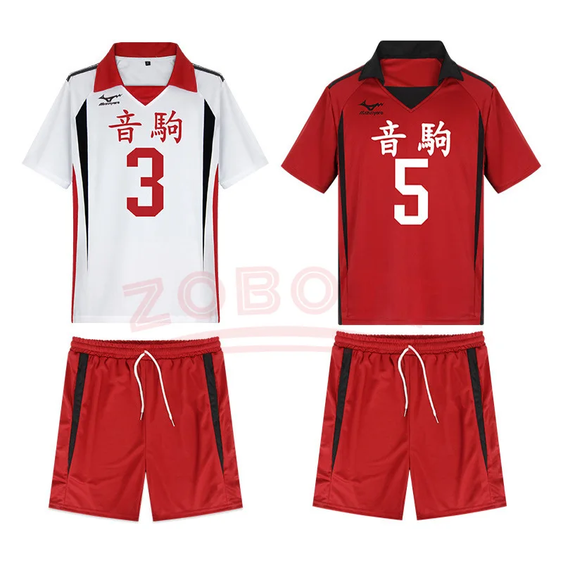 

Haiky Anime Hinata Shouyou NO.10 Nishinoya Yuu NO.4 Kozumekenma NO.5 Kuroo Tetsuro NO.1 Kageyama Косплей Костюм Трикотажные изделия