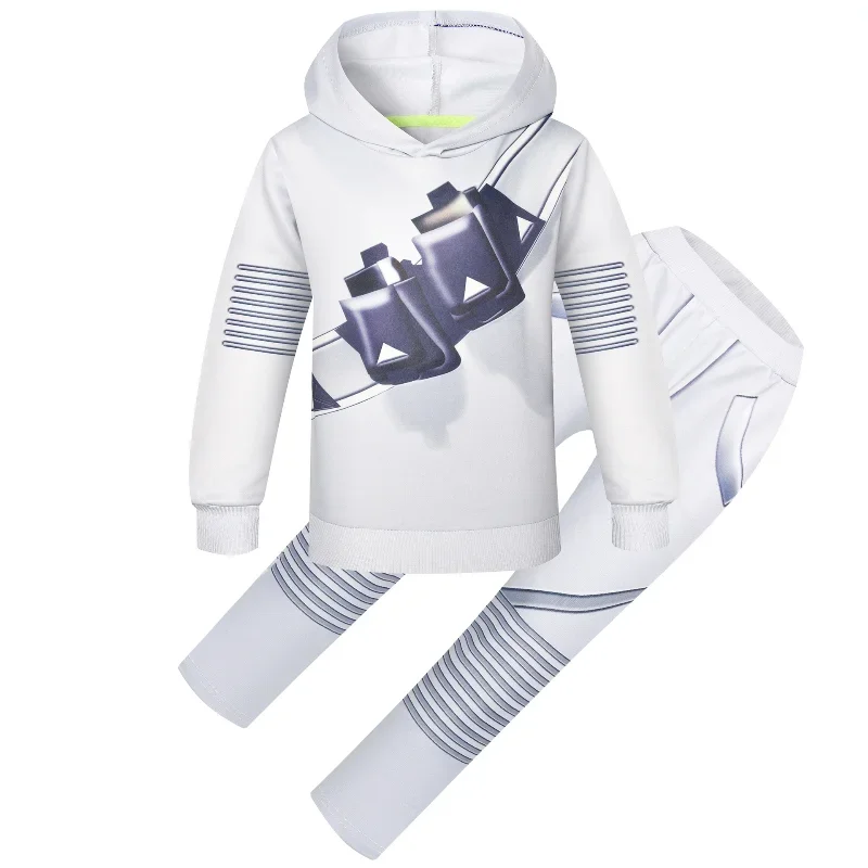 Kinderspiel Cosplay Kostüm Jungen Marsh mello DJ interessante Kostüme Maske Hoodies Anzug Musik Halloween Party Kostüm für Kinder Jungen