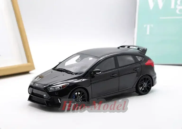 OTTO 1/18 For Ford Focus RS 500 Mk3 Car Model Resin Diecast Metal Boys Birthday Gifts Hobby Display Collection Simulation Black