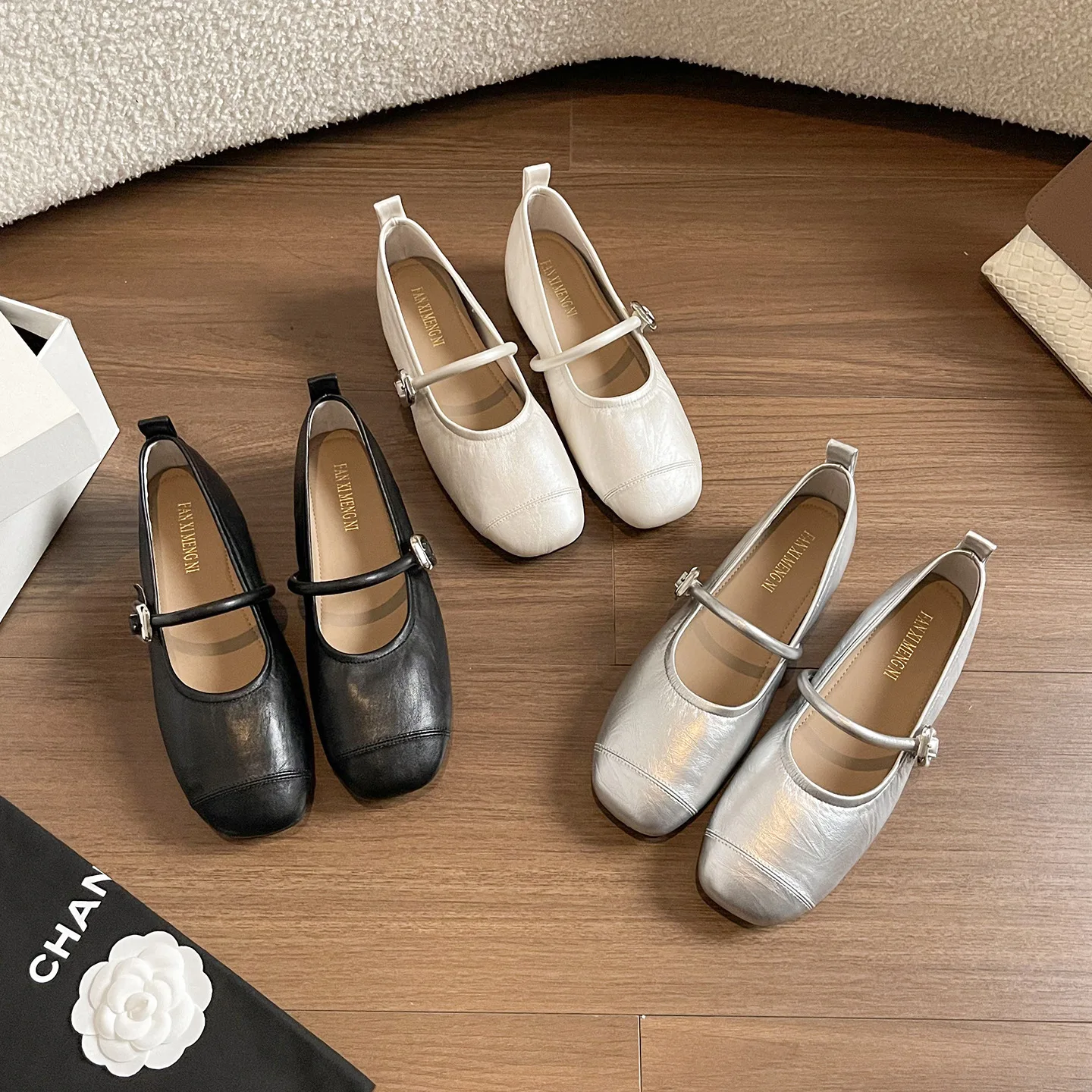 

Женские туфли Мэри Джейн на толстом каблуке, уличные туфли на плоской подошве с квадратным носком и пряжкой, удобная модная женская обувь