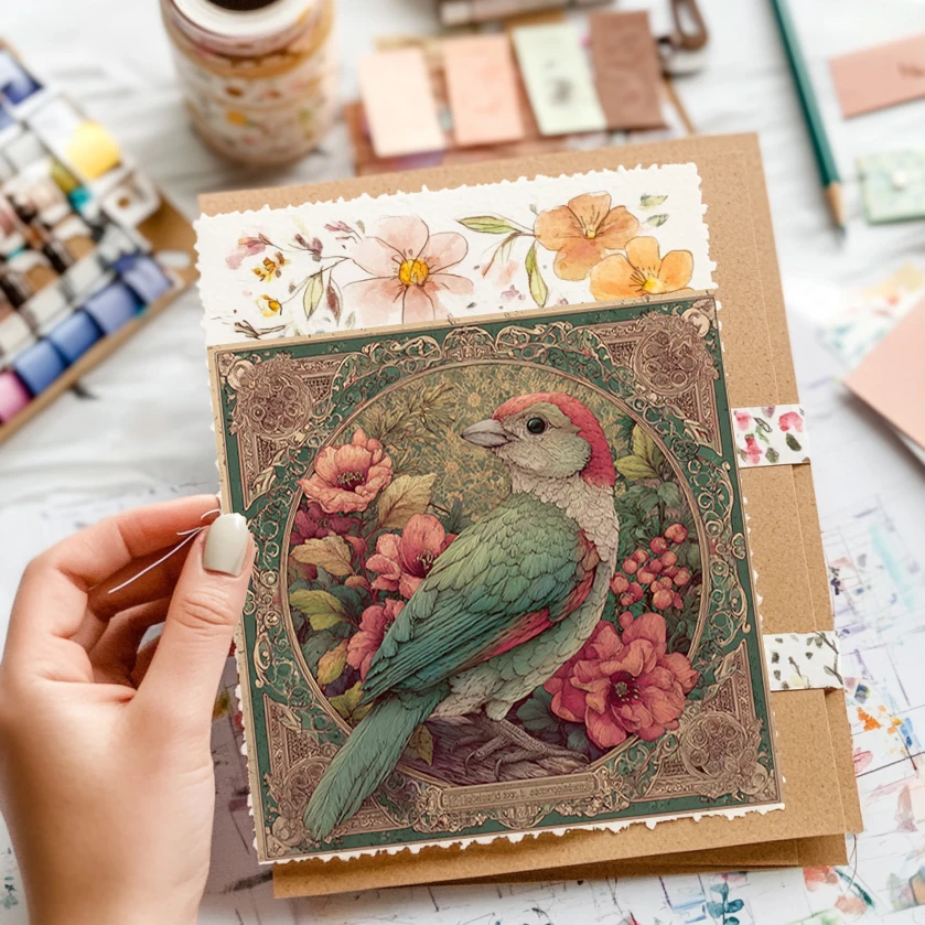 حزمة ورق القصاصات (36 ورقة، 6 × 6 بوصة): مطبوعات عتيقة لافتة للنظر لسكرابوكينغ وأوريغامي وديكور DIY - قرطاسية يدوية ساخنة