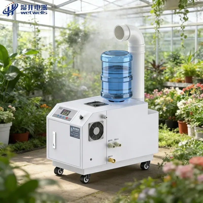Wetwells Electric 600W 6kg/h Efficient Humidity Control Single Tube Ultrasonic Humidifier Simulates Natural Environment