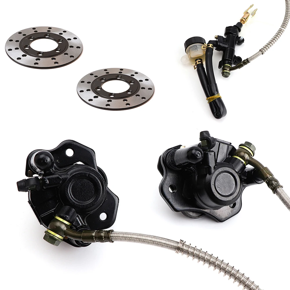 

1 set of hydraulic disc brake master cylinder foot brake pump assembly, suitable for 125cc to 250cc ATV kart UTV Buggy four-whee