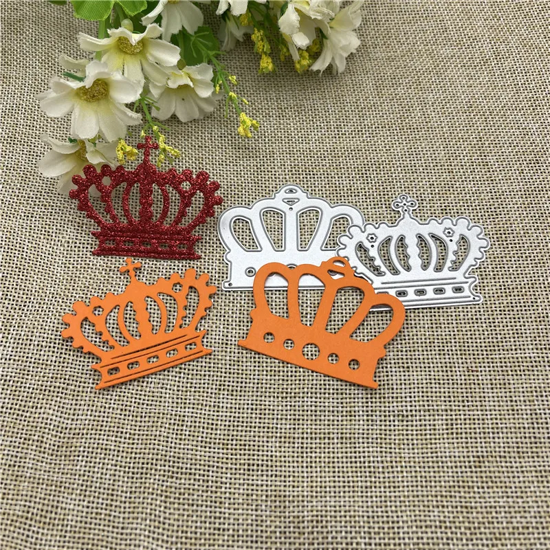 New Crown lace  Metal cutting dies  mold Round hole label tag Scrapbook paper craft knife mould blade punch stencils dies