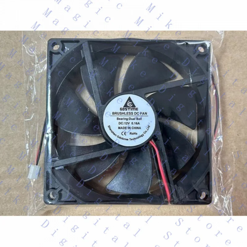 UU  1PC Double Ball Bearing Brushless Cooling Fan DC 12V 0.16A 9CM 9225