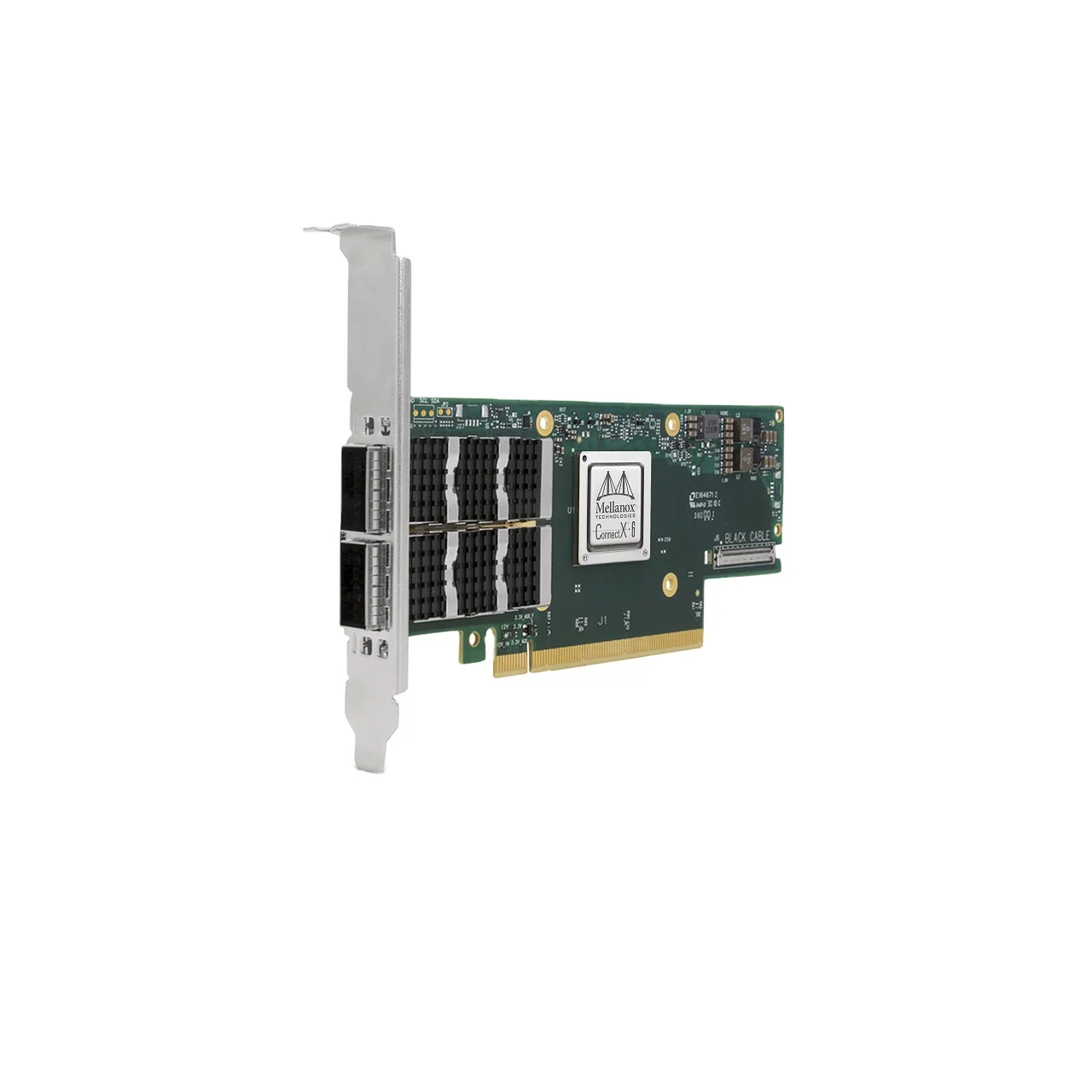 

Mellanox MCX653106A-ECAT ConnectX-6 VPI Adapter Card HDR100 EDR InfiniBand&100GbE Dual-Port QSFP56 PCIe 4.0 x16 Tall Bracket