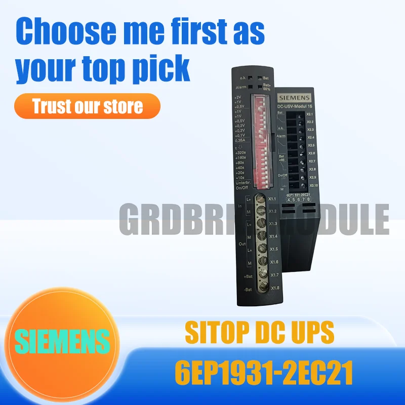 

New Original SIEMENS 6EP1931-2EC21 SITOP DC UPS Module 24V/15A
