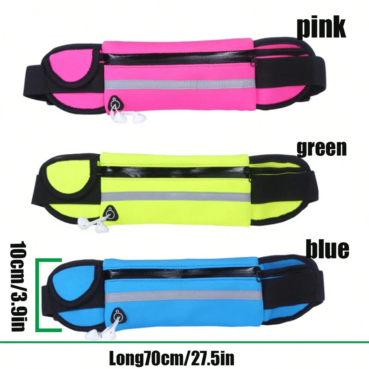 1pcs Outdoor sports waist bag for men and women, running and cycling, fitness travel, leisure, hands-free wallet