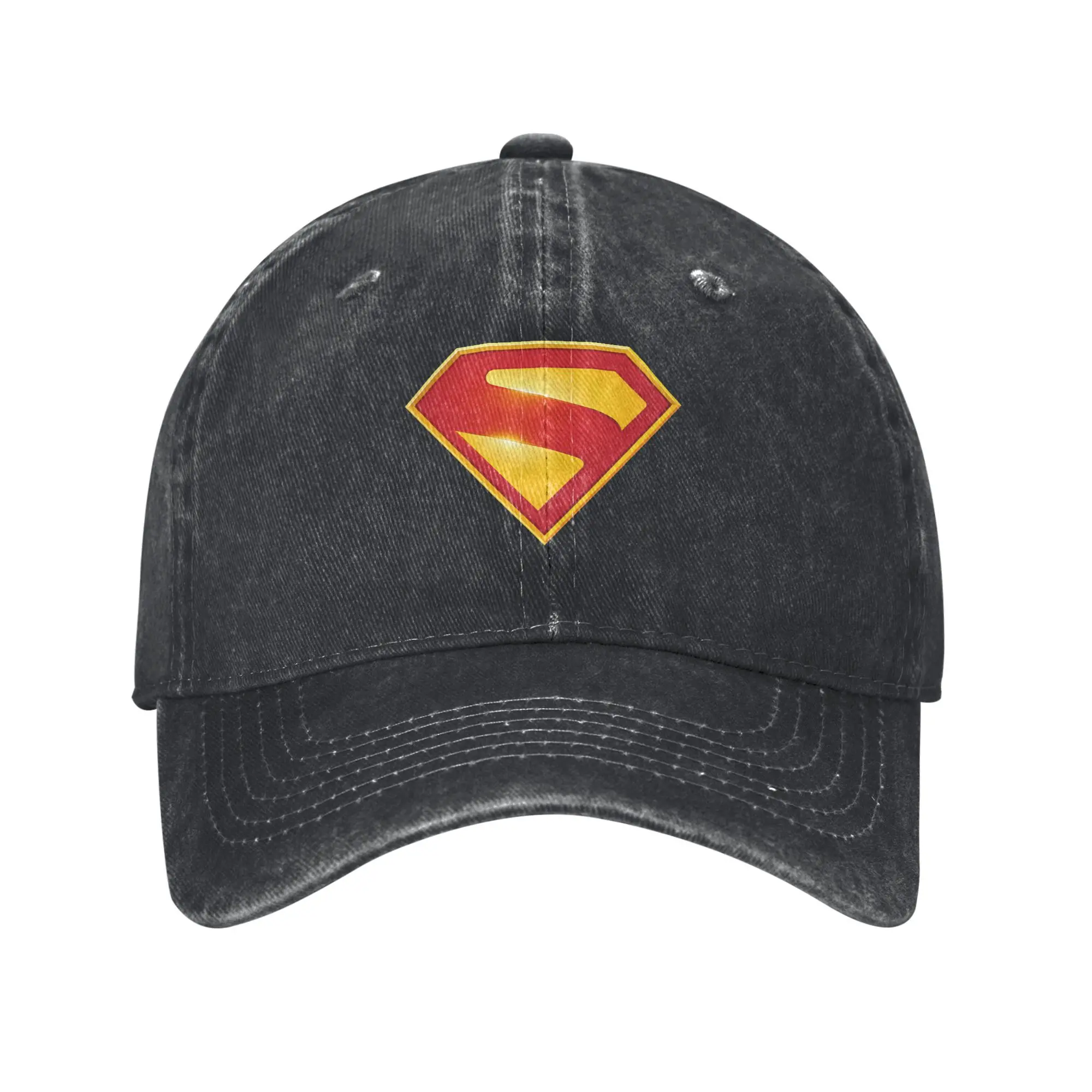 Película S-Superman 2025 gorra de bebisbol غير رسمي senderismo pesca gorros de Hip Hop verano transpirable mujer ropa de calle ma