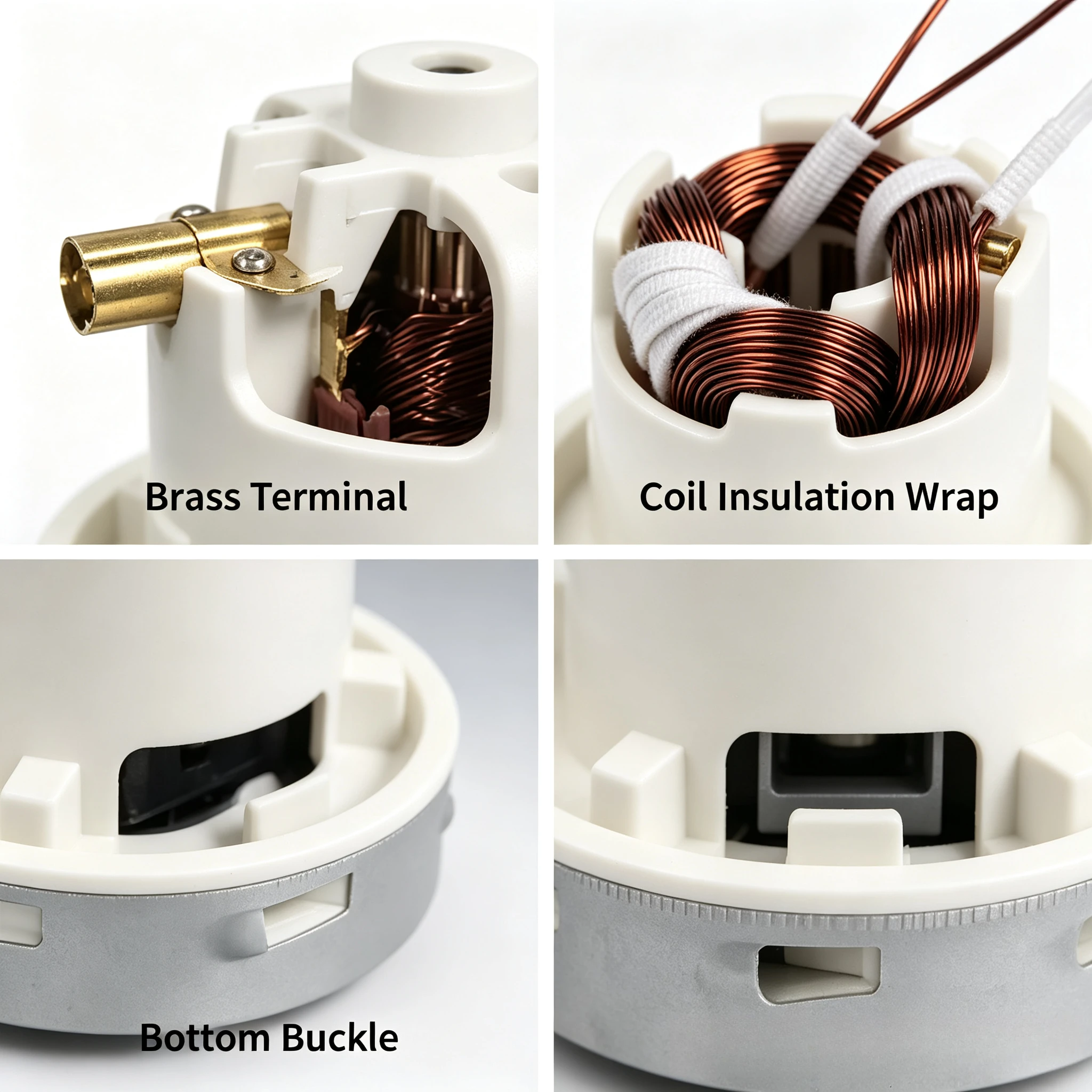 Universal Vacuum Cleaner Replacement Motor 1200W, High Suction Spare Fan Blower Motor for Home Upright & Canister Vacuum Repair