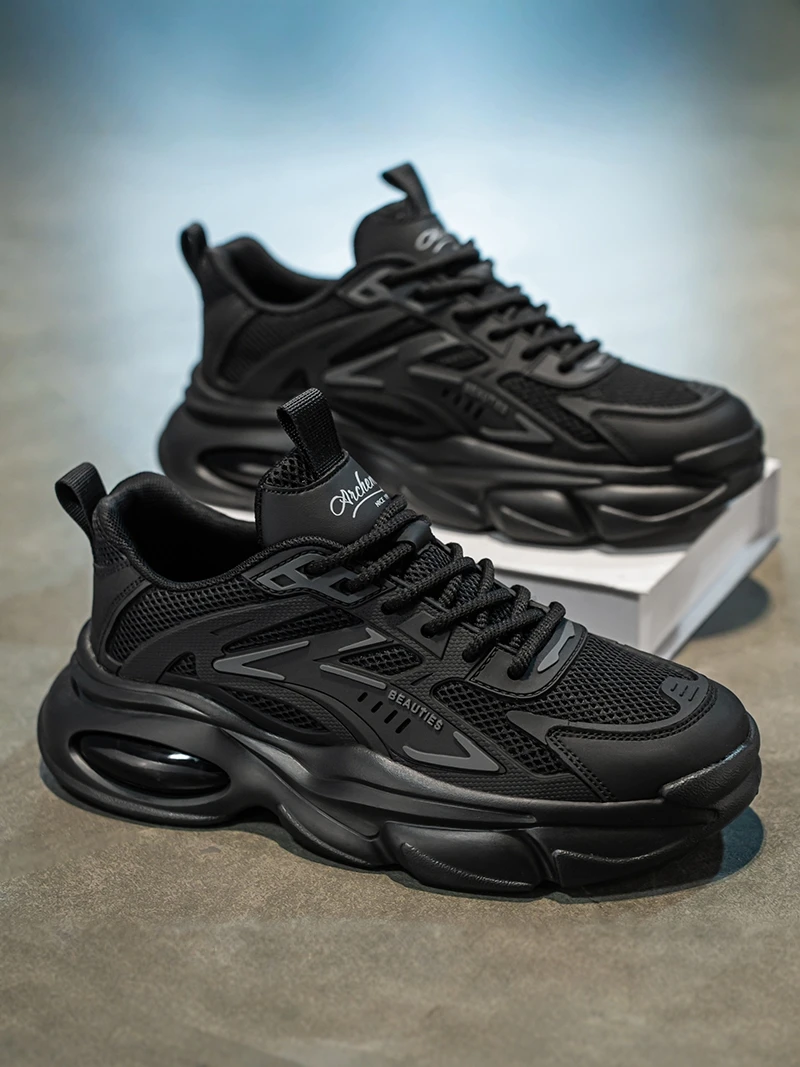 

Men's 2026 New Summer Mesh Breathable Casual Versatile Sports Shoes Air Cushion Shock Absorption Running Dad Shoes