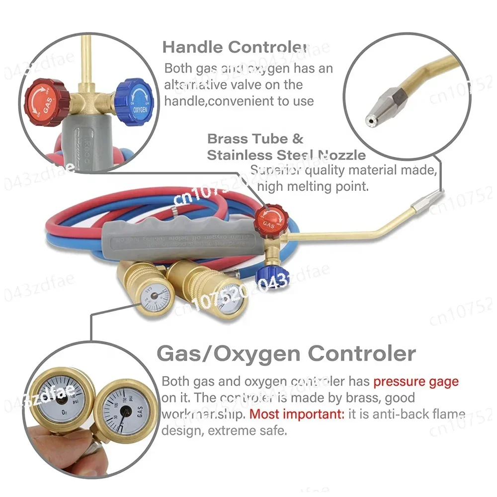 oxygen gas portable brazing and soldering welding equipment