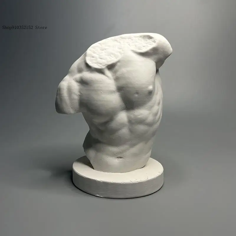 Home Living Room Decoration David Statue Ancient Greek Mythical Figure Body Art Plaster Sculpture Gift