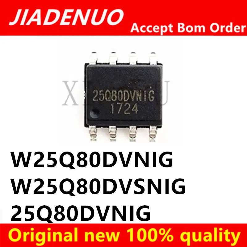 (10piece)100% New W25Q80DVSNIG W25Q80DVNIG 25Q80DVNIG SOP-8 Chipset