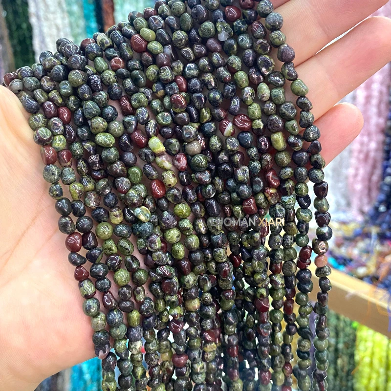 4-6mm Irregular Raw Gem Natural Stone Purple Lepidolite Loose Spacer Beads for Jewelry Making Diy Bracelets Charms Accessories view 2