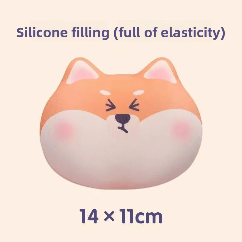 Motorcycle Egg Protector Dog Head Silicone Filler with Full Elasticity Rider's Crotch Protection