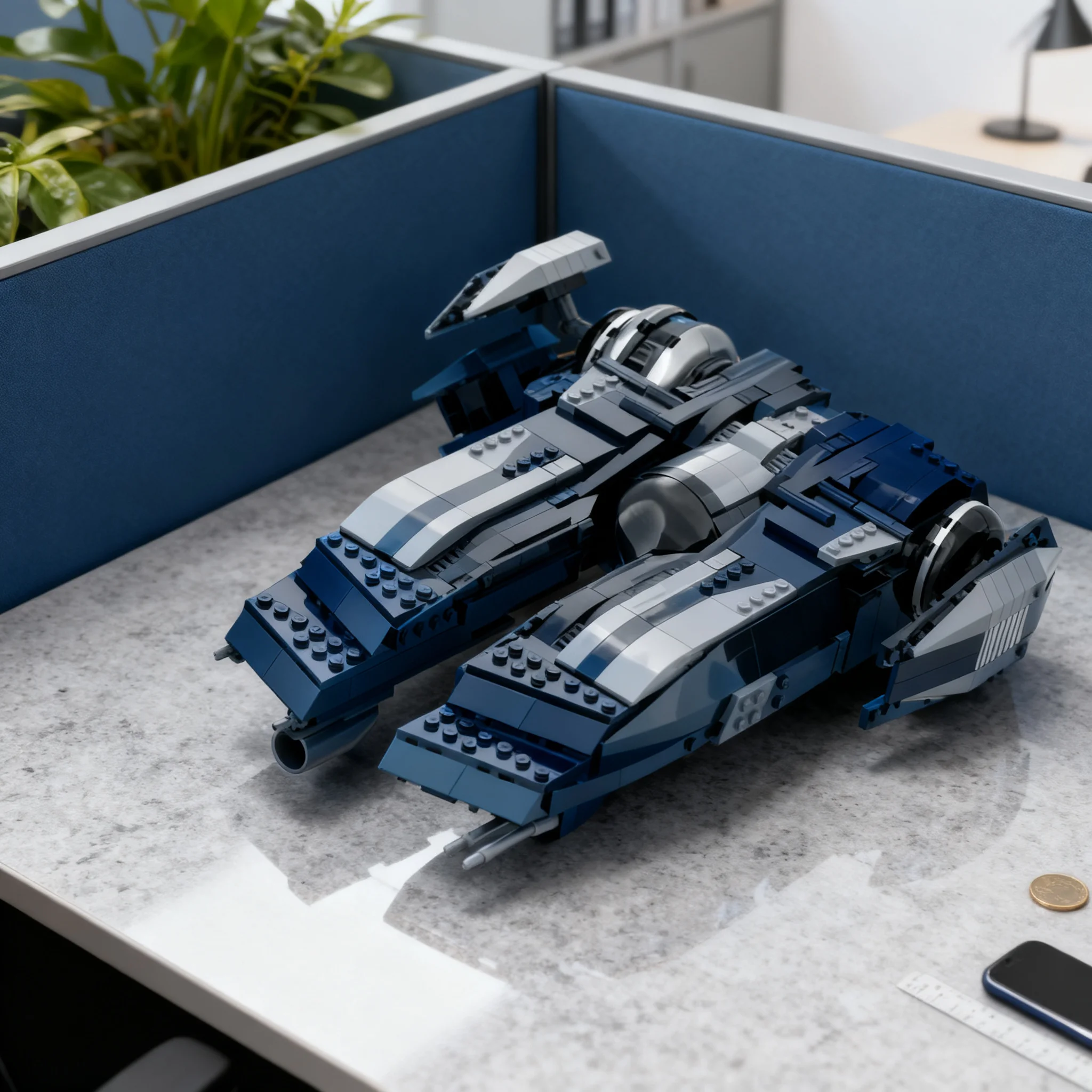 965pcs MOC Rogue Shadow TheKrokiet Star Battle Model Building Blocks Construction Christmas Gift Toy Assemble Education Craft