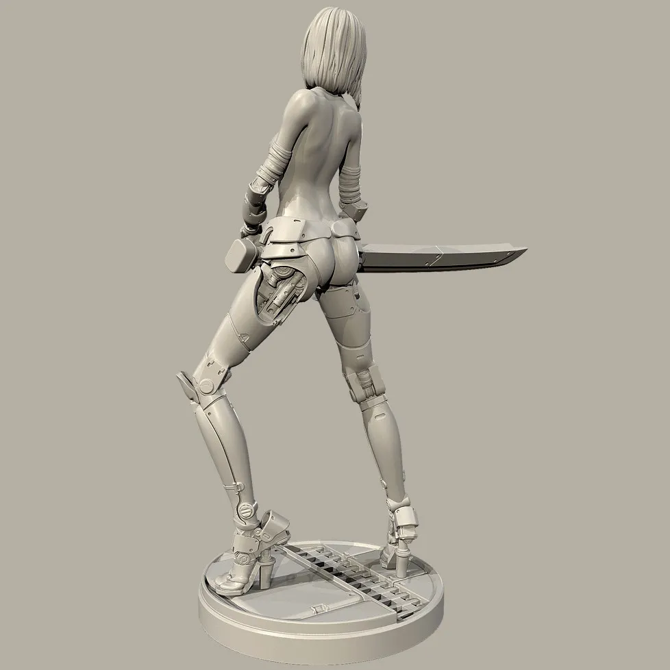 

The height of man 25mm 38mm 50mm resin female soldiers assemble and color themselves （3D Printing ）TD-7762/3D