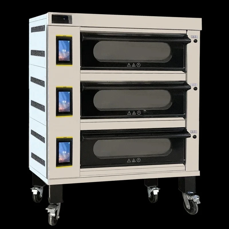

Intelligent Baking oven Touch commercial bakery machine stainless steel baking equipment 1 2 3 deck 2 4 6 trays electric oven