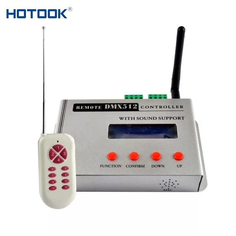 Professional LED Fountain Remote DMX 512 RGB Controller 512*8 With Voice Controlled for  Underwater and Swimming Pool L