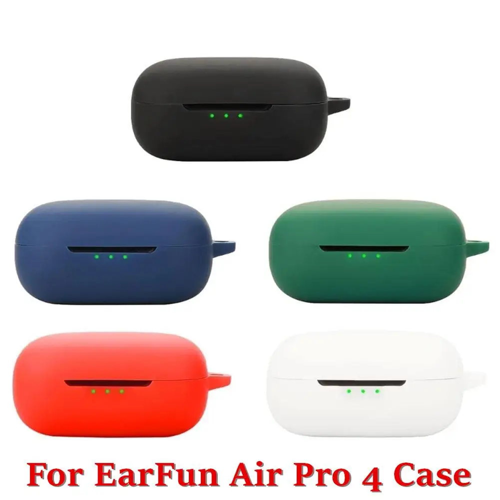 Earphone Protective Case Suitable For EarFun Air Pro 4 Silicone Soft Rubber Integrated Case Charging Compartment Shell