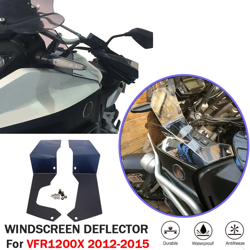 

Новые аксессуары для мотоциклов для Honda VFR1200X Crosstourer VFR 1200 X, боковое лобовое стекло, дефлектор ветрового стекла 2012-2015 2014 13