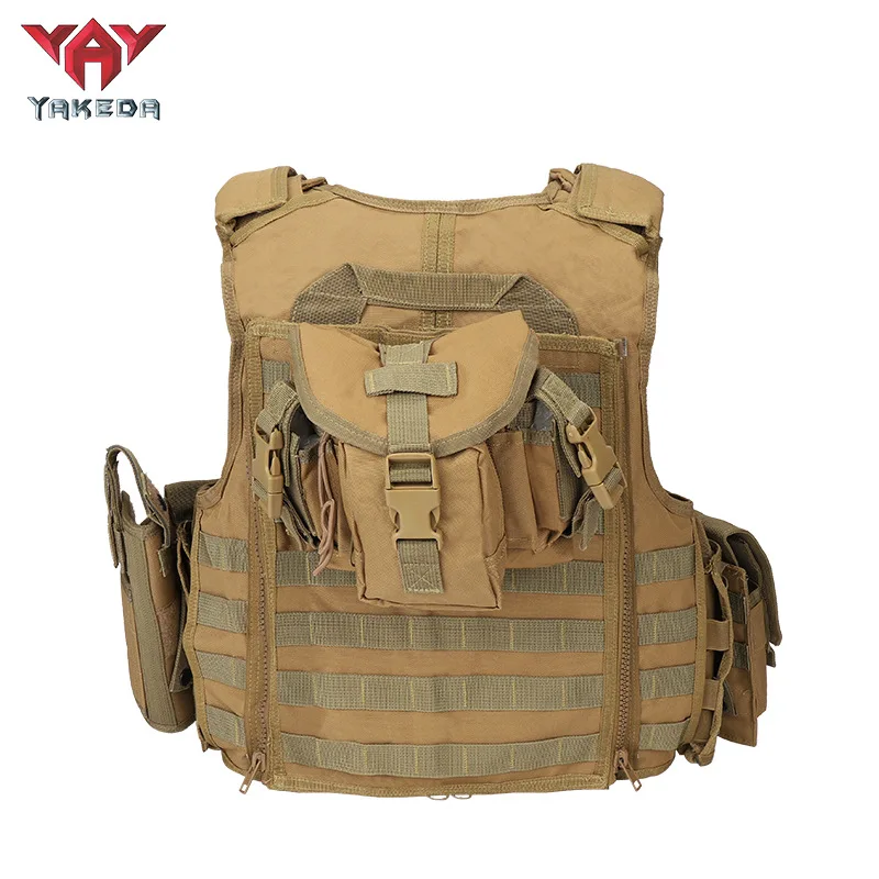 YAKEDA-Outdoor Tactical Waistcoat, Outdoor Protection, Adventure Training Equipment, Quick Release Waistcoat, Wearable